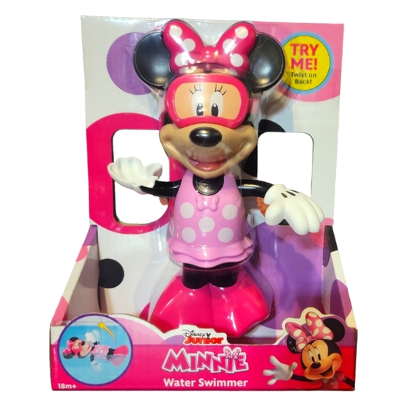 Bestway Other - HP 😊 1 Disney Junior Minnie Mouse Water Swimmer Pink Bestway Wind Up Water Toy